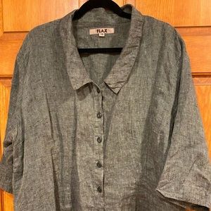 Flax jacket grey light weight